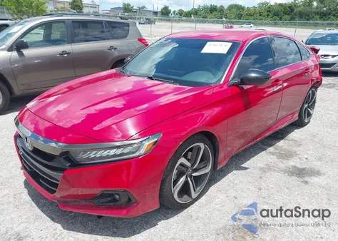 2021 Honda Accord Lx z USA, uszkodzony, nr VIN 1HGCV1F15MA014367
